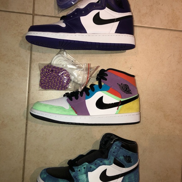 SOLD-Air Jordan 1 High Tie Dye - Picture 2 of 2